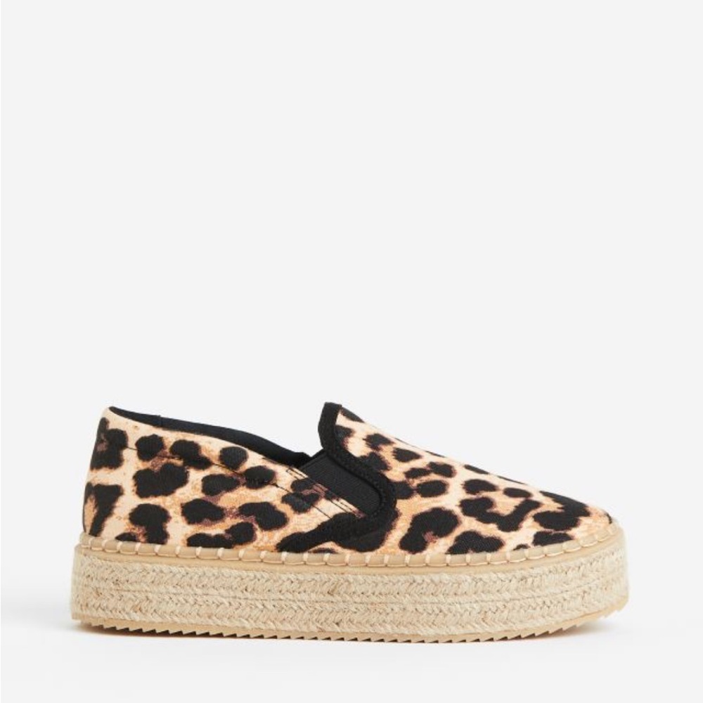 H&M Leopard Print Platform Espadrilles - image 2
